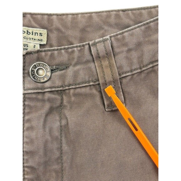 VTG Y2K Royal Robbins Pants 100% Cotton Gorpcore Outdoor Hiking Mushroom Brown 2 - Picture 6 of 16